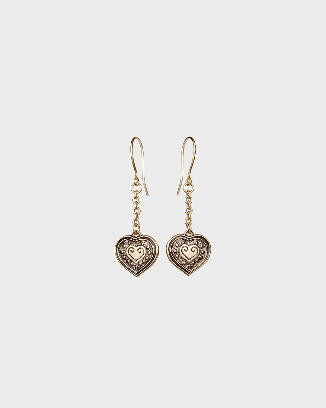 Euran sydän -korvakoru pronssi yksi kappale