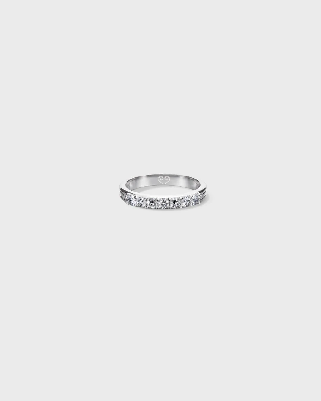 Ikiaikainen-sormus 7x0,06ct valkokulta - Image 3
