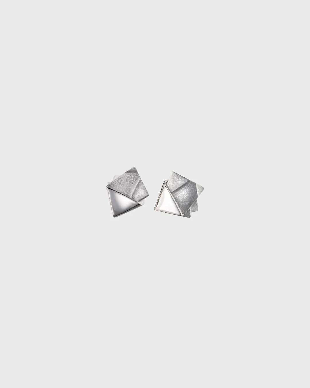 Origami 84 -korvakorut hopea