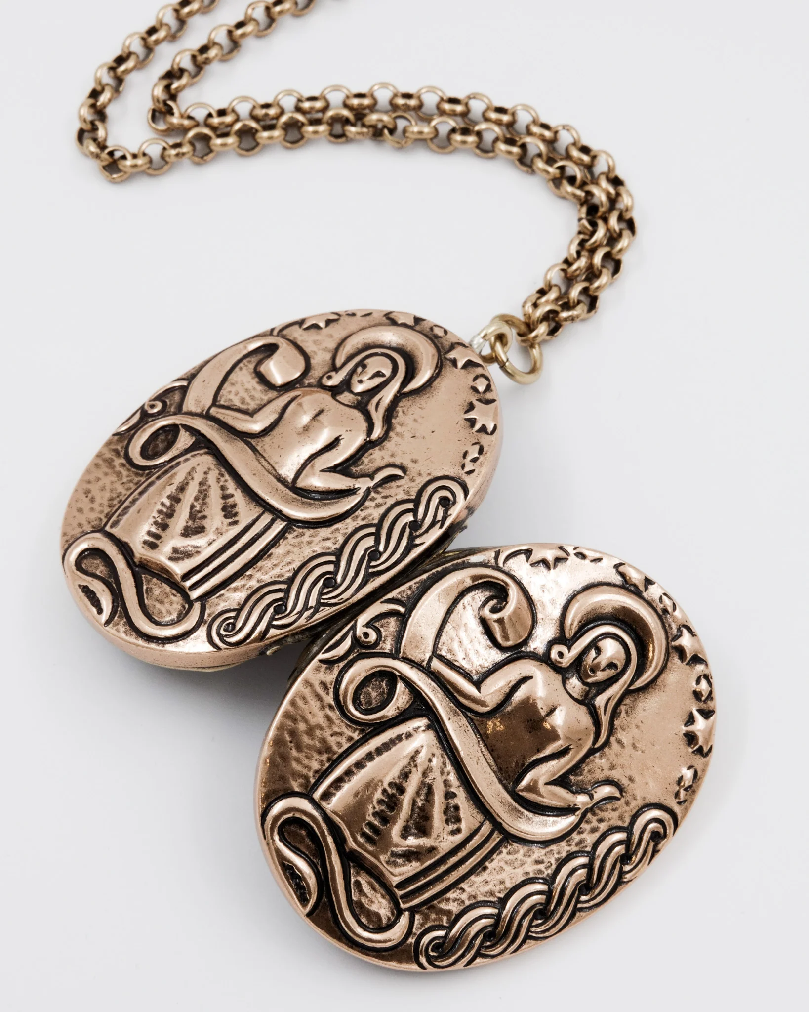 Pidetty Madonna-medaljonki iso 70 cm pronssi - Image 2