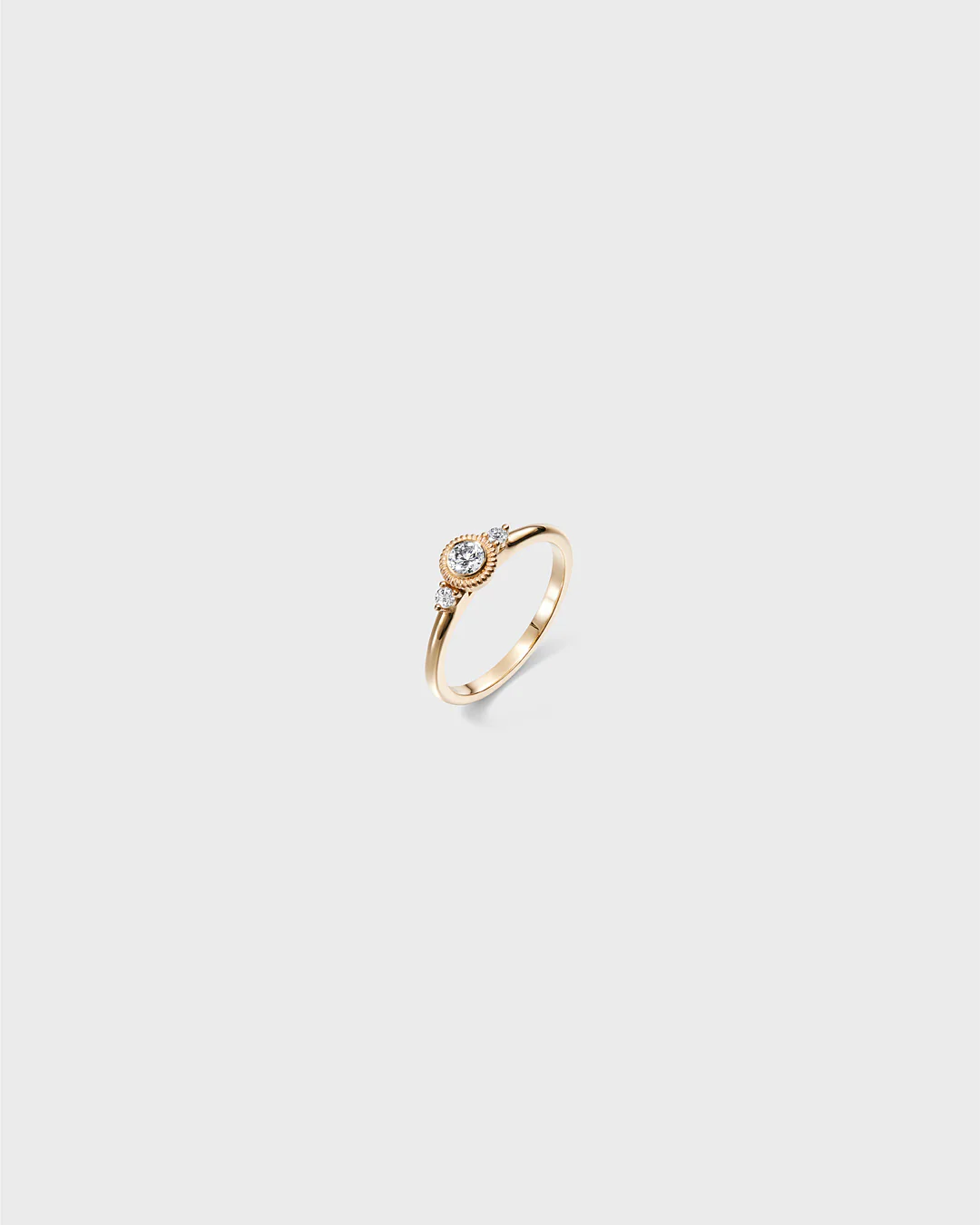Valittu-sormus 2x0,03ct 1x0,17ct kulta